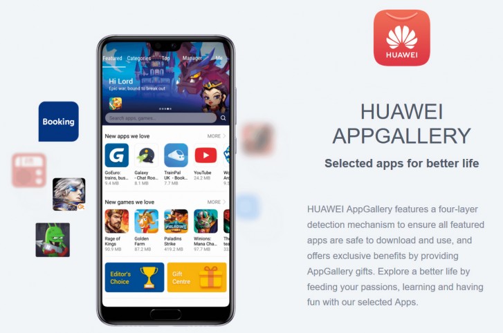Huawei ищет замену Google Play для своих смартфонов 